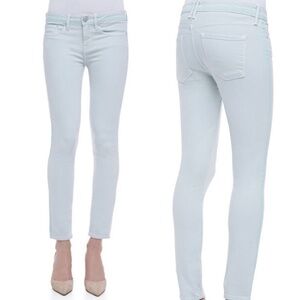 VINCE Dylan Skinny Ankle Jeans Aqua Wash Size 28